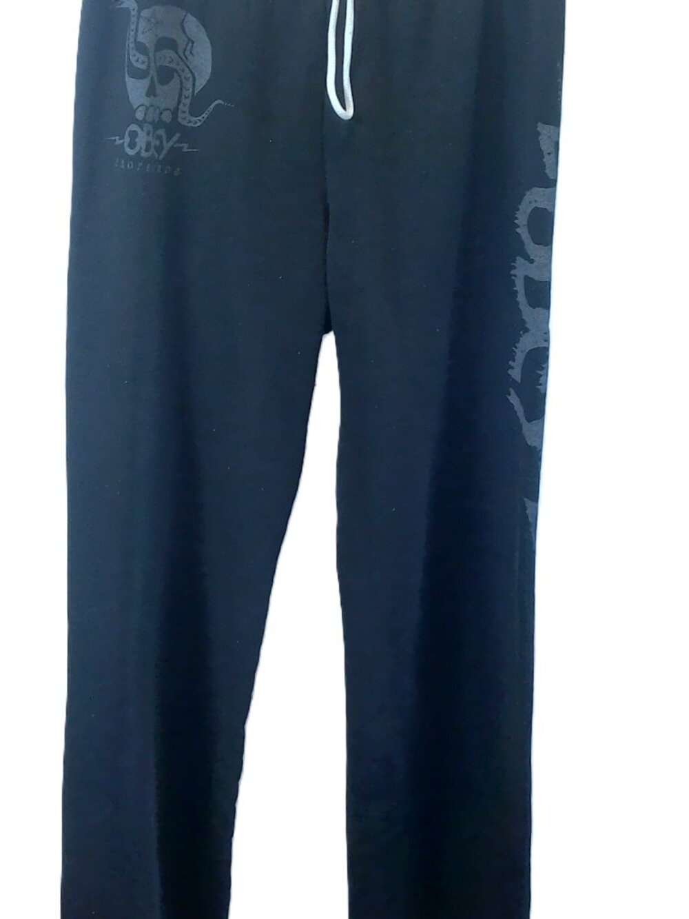 OBEY Graphic Sweatpants - Size Junior Black Large